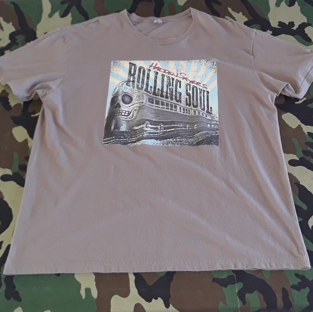 *Hadden Sayers Rolling Soul tee XL Autographed